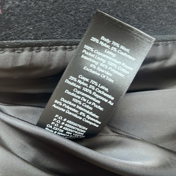 Aritzia Wilfred Wool & Cashmere Mock Neck Pleated Coat - Picture 12 of 12